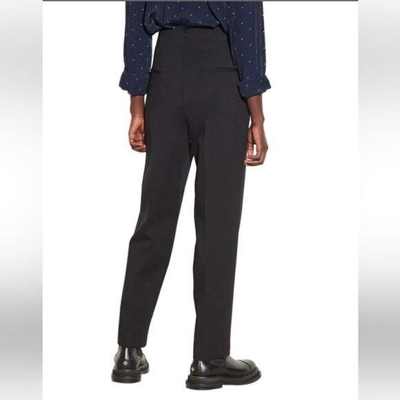 NWOT Sandro High-Waist Black Pants - Picture 2 of 7